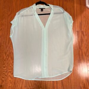 Victoria secret teal sheer top